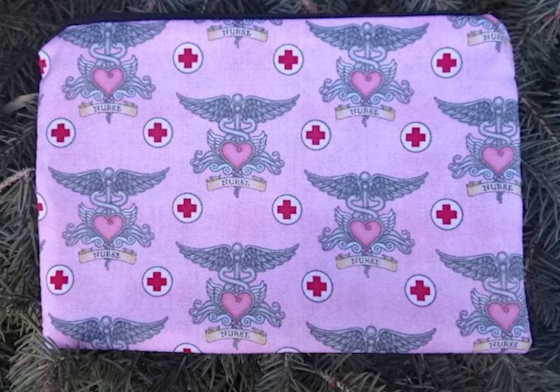 Nurses on Pink zippered bag, The Scooter