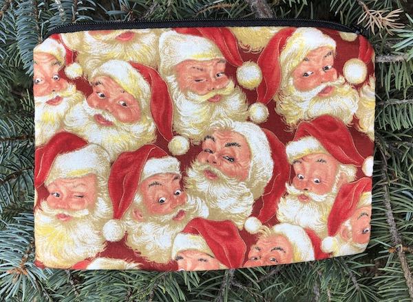 Old Time Santa zippered bag, The Scooter