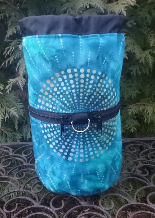Pinwheel Batik Kipster Knitting Project Bag - CLEARANCE