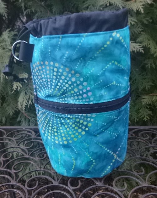 Pinwheel Batik Kipster Knitting Project Bag - CLEARANCE