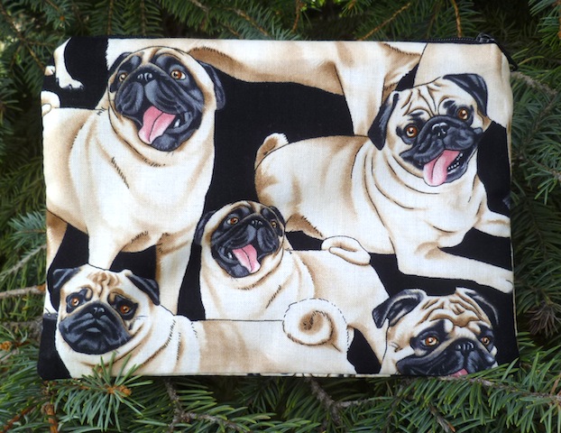 Pugs zippered bag, The Scooter