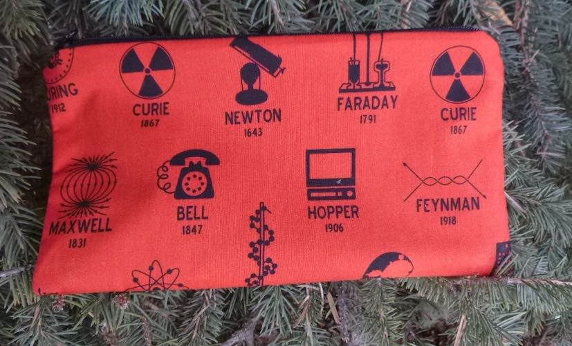 Scientists and Inventors Deep Scribe pen and pencil case