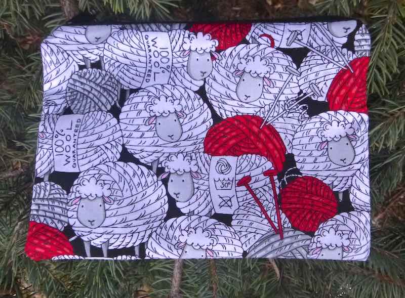 Skeins of Sheep zippered bag, The Scooter