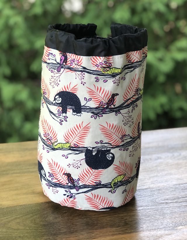 Sloths SueBee Round Drawstring Bag