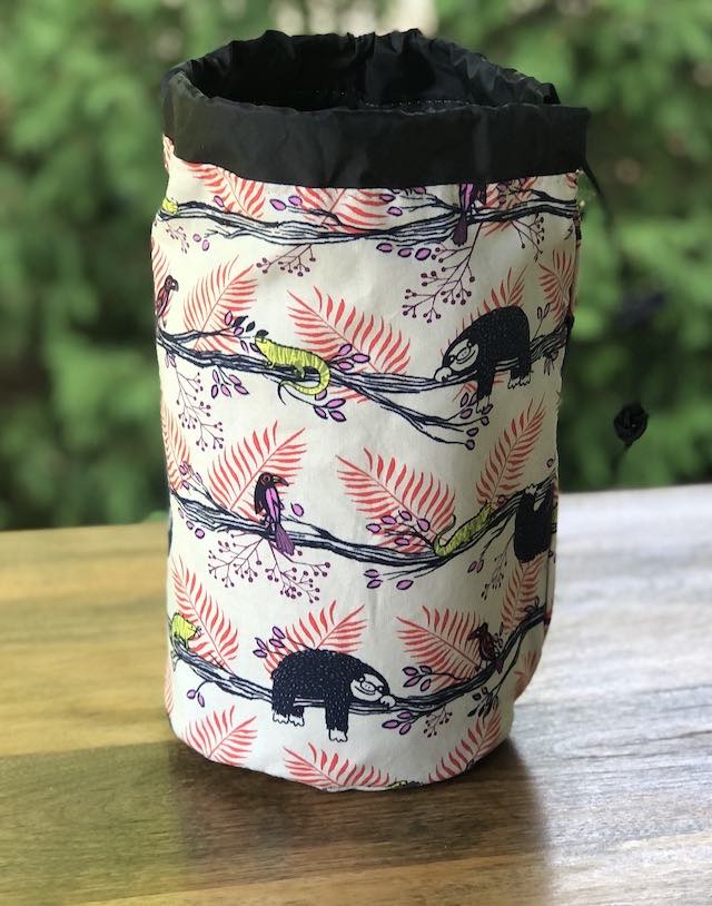 Sloths SueBee Round Drawstring Bag