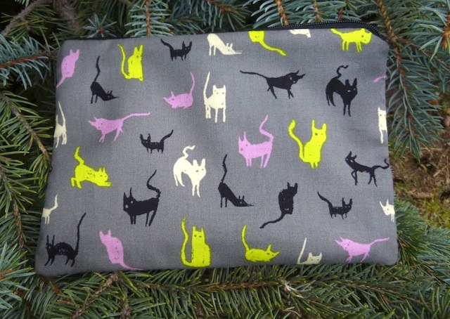 Spooky Cats zippered bag, The Scooter