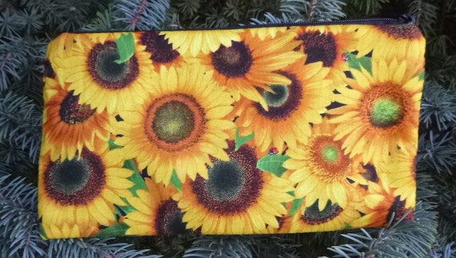Sunflowers Deep Scribe pen and pencil case