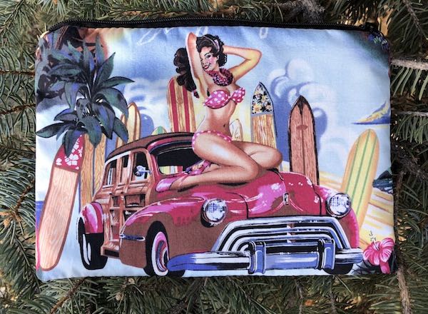 Surfer Girl zippered bag, The Scooter