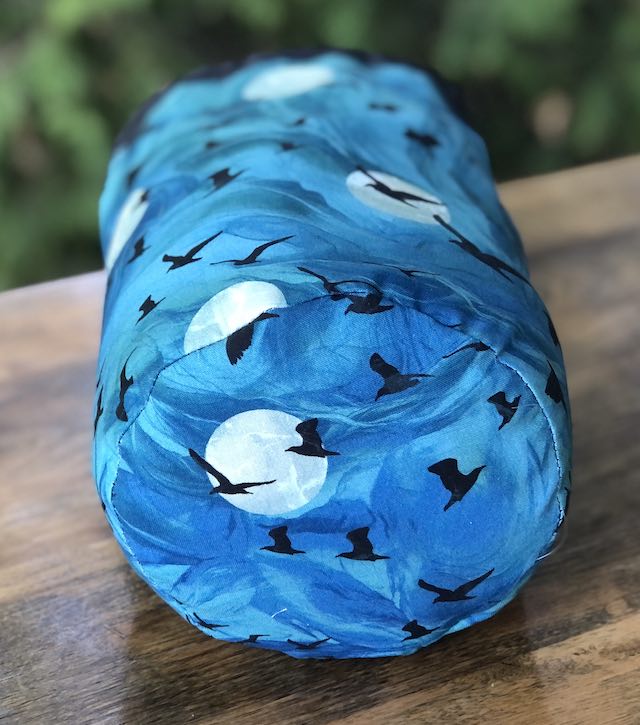 Swirling Ravens SueBee Round Drawstring Bag