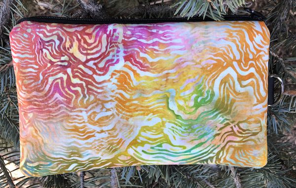 Topography Batik Mini Wallet Purse Organizer, iPhone wallet, The Sweet Pea