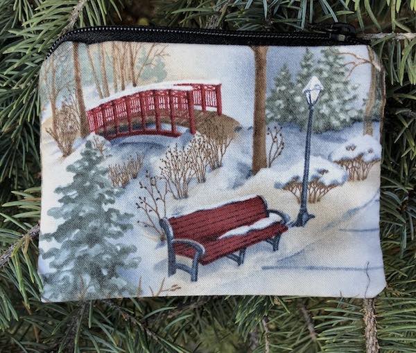 Victorian Winter Coin Purse, The Raven