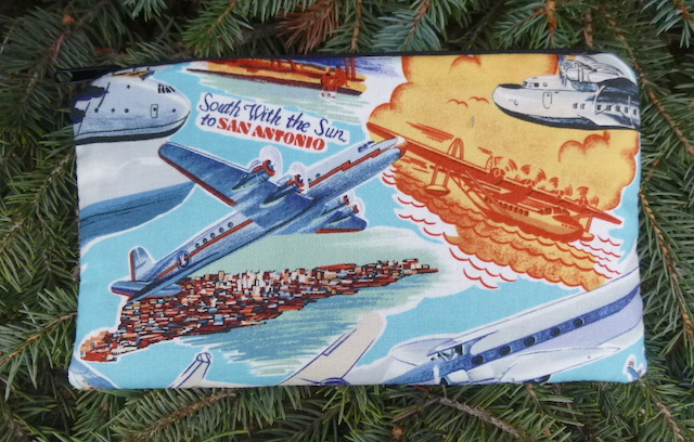 Vintage Planes Deep Scribe pen and pencil case