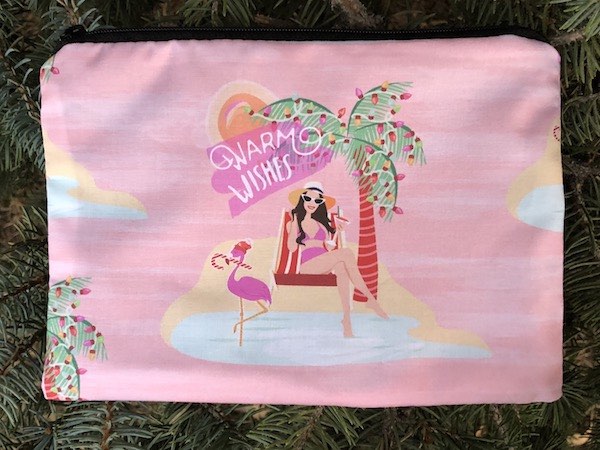 Warm Wishes zippered bag, The Scooter