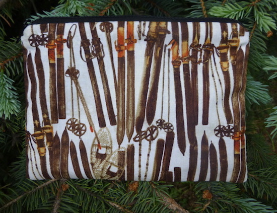 Skis zippered bag, The Scooter