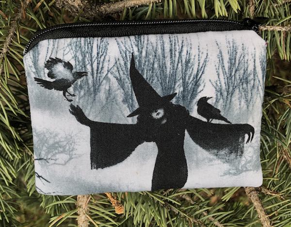 Witches Gathering Coin Purse, The Raven