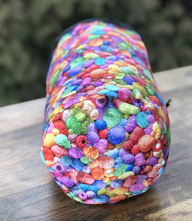 Wool Stash SueBee Round Drawstring Bag