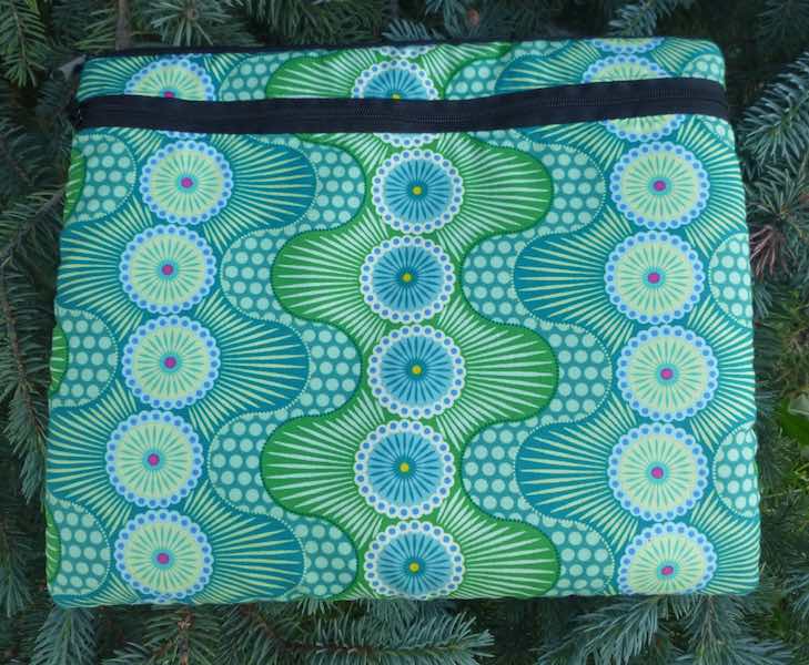 Dot Crazy padded case for iPads, smaller tablets and netbooks, up to 9.5" x 7.31" x .34", The Boda Deluxe - CLEARANCE