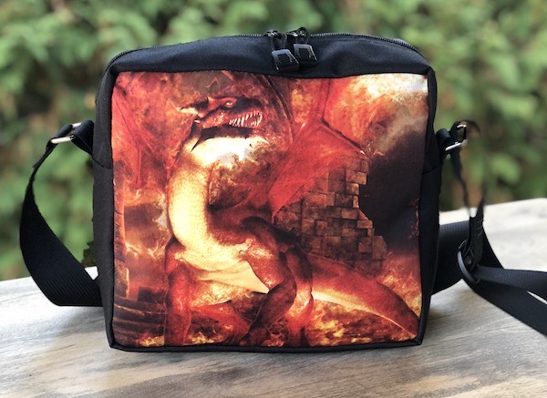 Red Dragon  Shoulder Bag, The Raccoon Deluxe