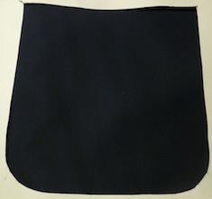 Solid black Pick your Size Morphin Messenger Bag Flap