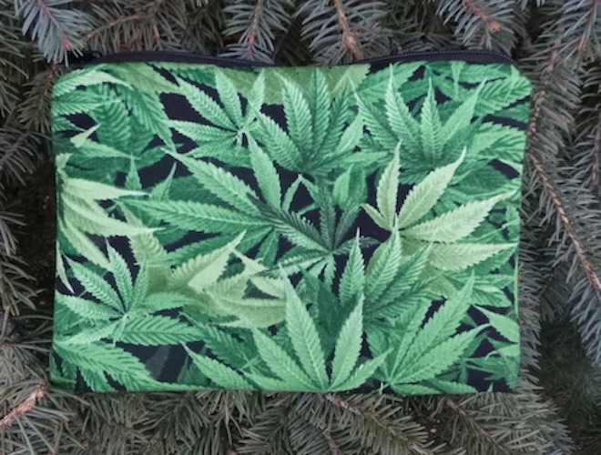 Cannabis zippered bag, The Scooter