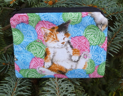 Kittens and Yarn Coin Purse, The Raven