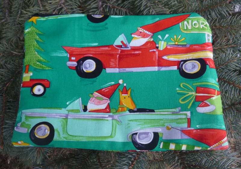Santa's New Sleigh zippered bag, The Scooter
