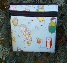 Wise owls convertible clutch, wristlet or shoulder bag, The Squirrel-CLEARANCE